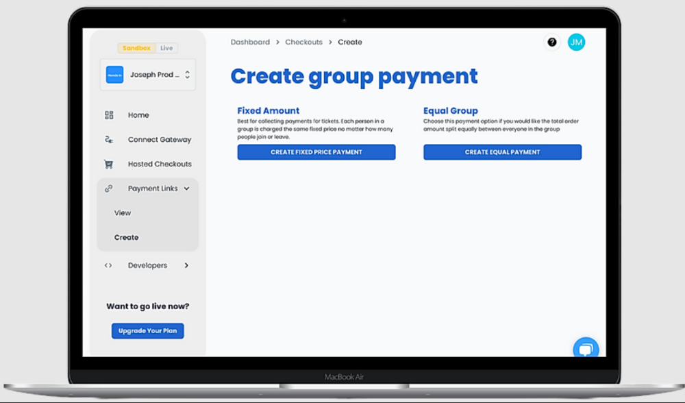 Hands In - group payments made easier